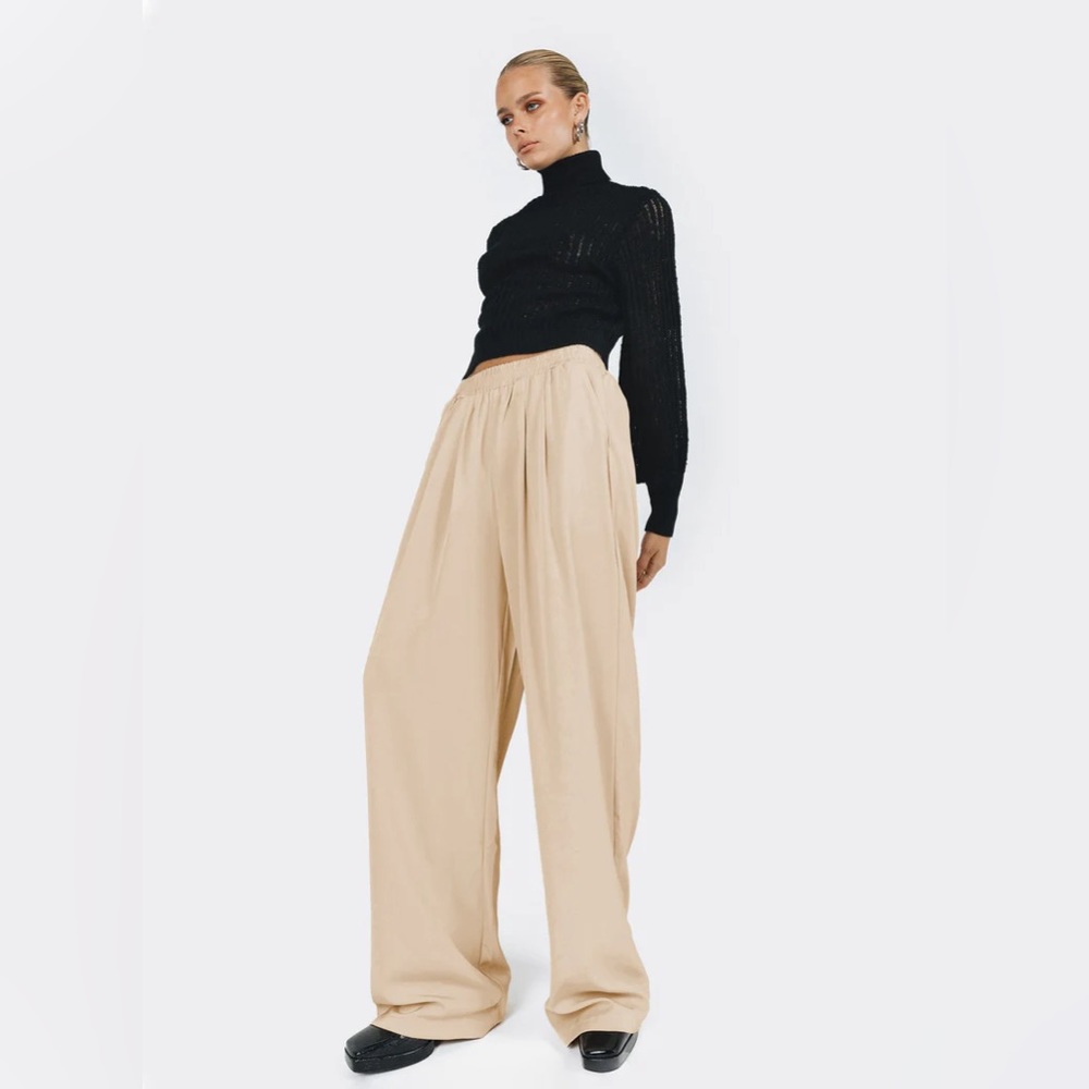 PRINCESS POLLY NEW Wexler Pants Cream